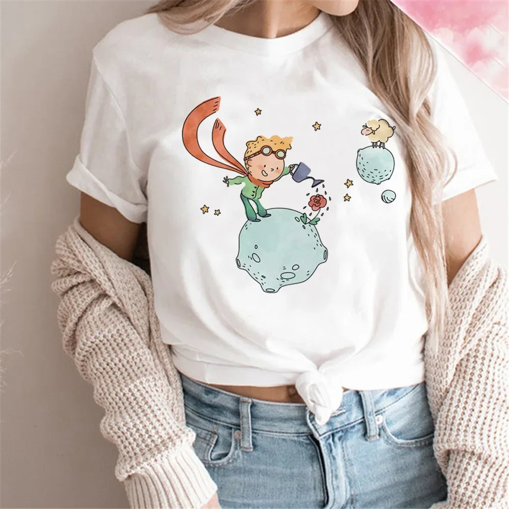 Little Prince tshirt women manga comic harajuku top female streetwear clothes