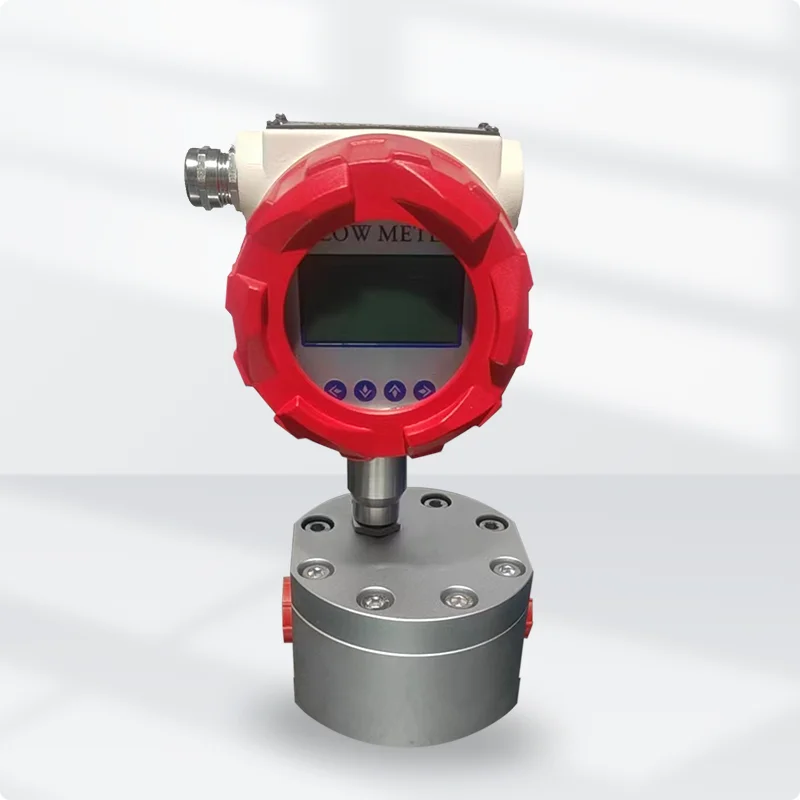 Aluminum Alloy Aviation Fuel Oil Elliptical Gear Flowmeter High Accuracy 0.5% 0.6-20000L/H