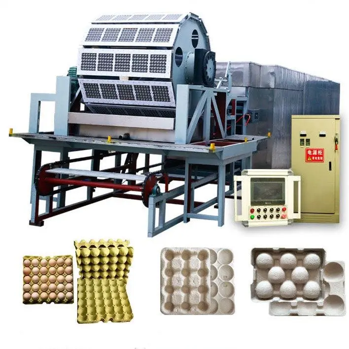 Customizable Small Paper Egg Tray Making Machine Paper Pulp Molding Equipment for Home Business Startup