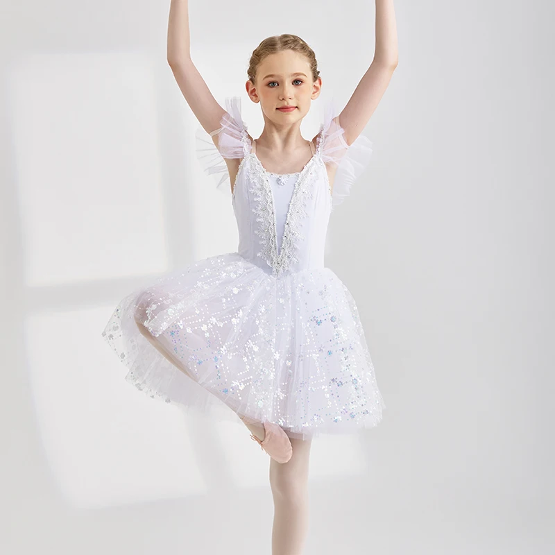 

Hot Sale Cheap Fashion Unique Design Kids Girls Children Women Adult Performance Wear White Ballet Tutu Costumes