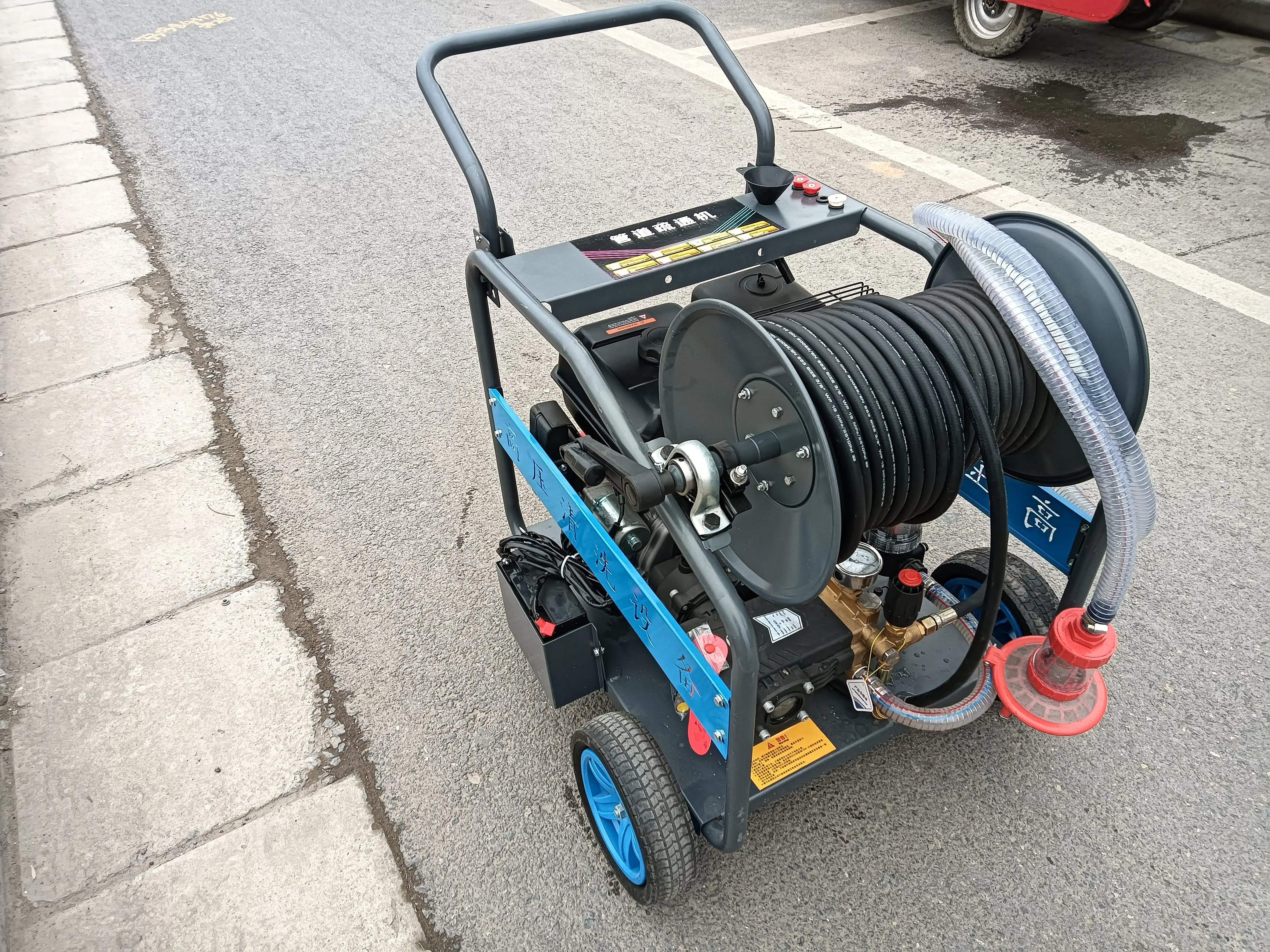 10Kw 380V Quality Diesel Powered High Pressure Hot Water Jet Cleaner Engine Pump for Commercial Sewer Unclogging 1 Year