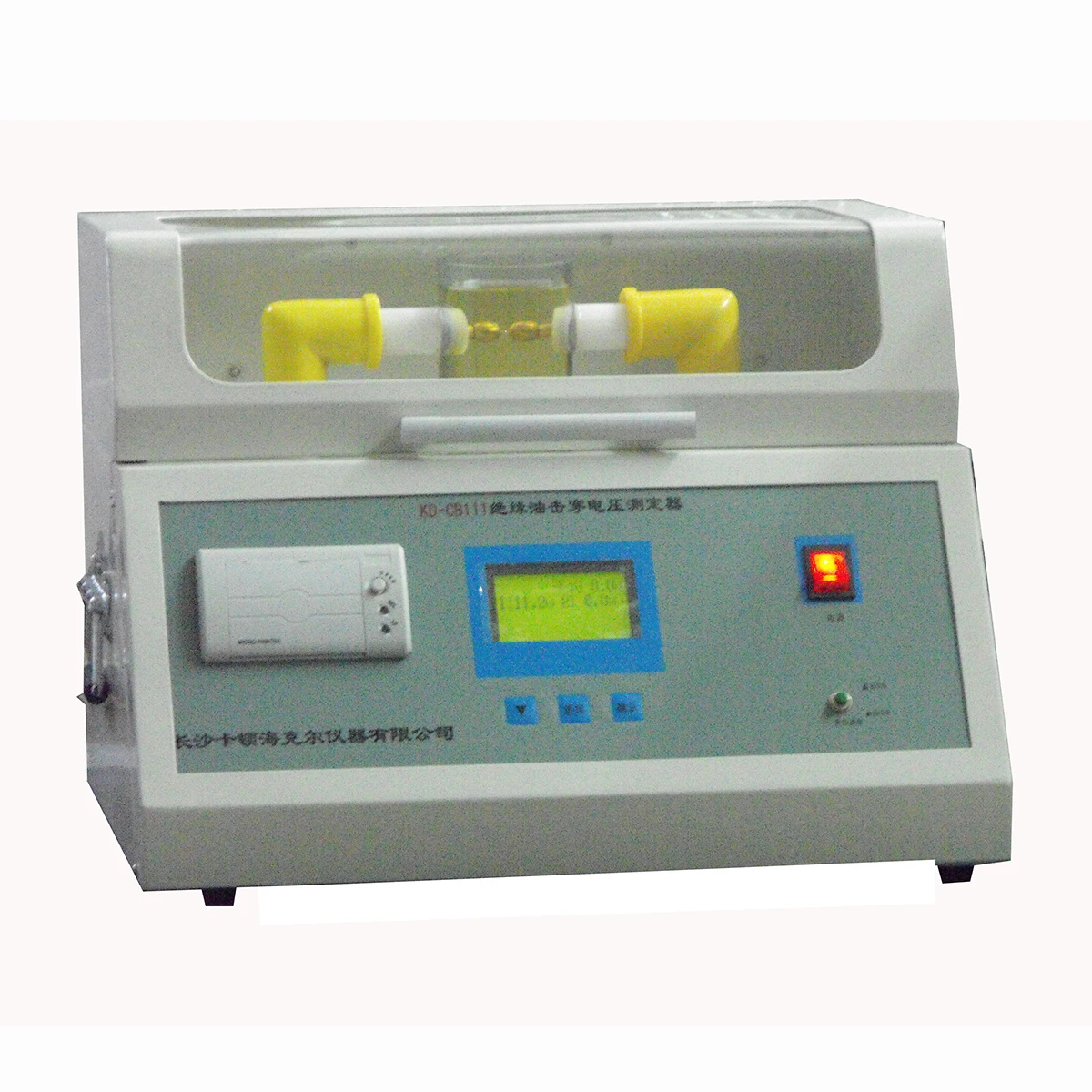 ASTM D877 Full Automatic Dielectric Breakdown Voltage of Insulating Liquids Tester Puncture Voltage Analyzer