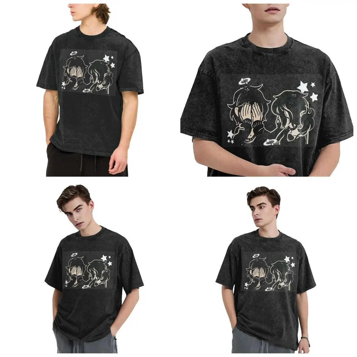 

Streetwear T-Shirts Ashley And Andrew The Coffin Of Andy And Leyley T Shirt Short Sleeve Hip Hop T-Shirt Tops Tees for Men Women