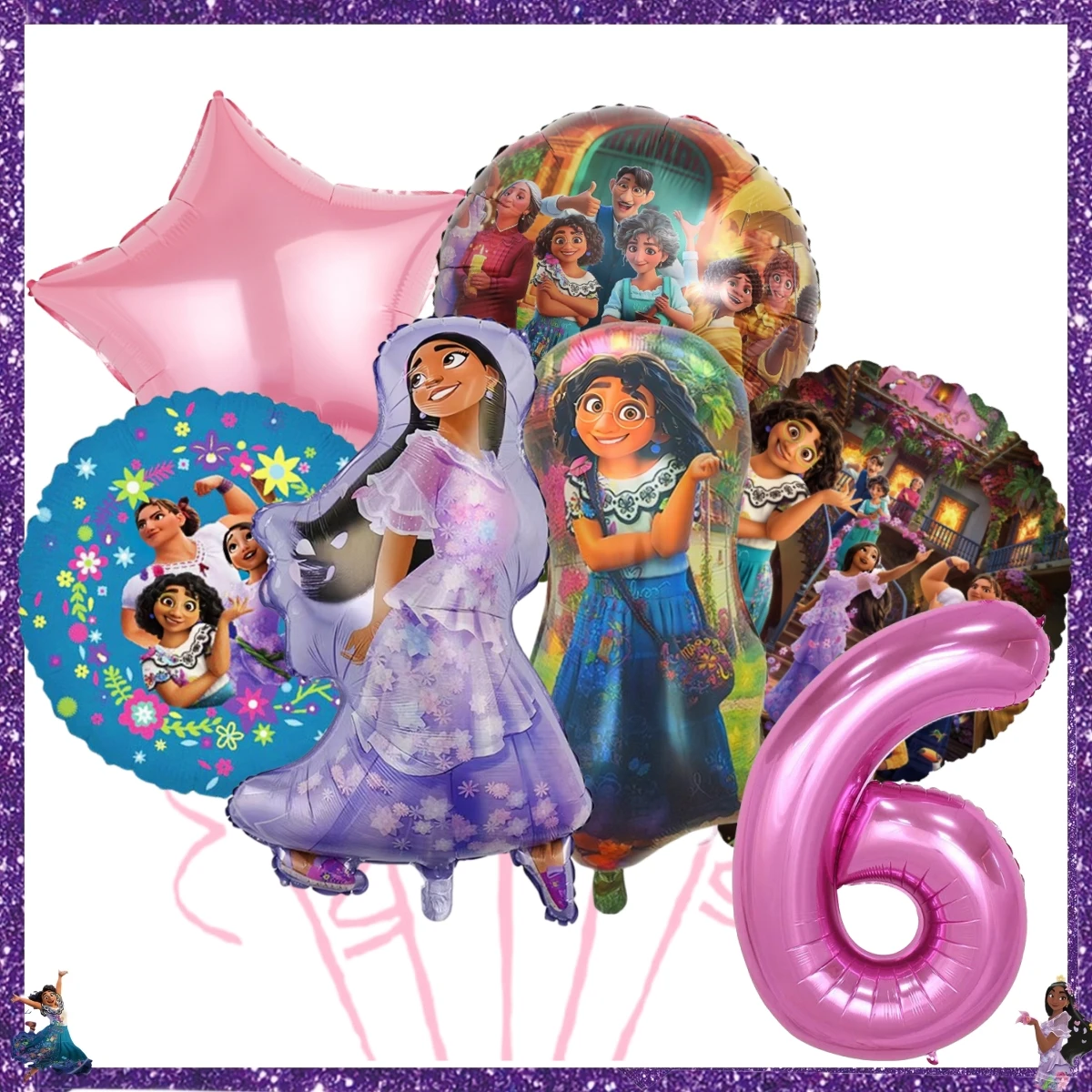 Disney Encanto Mirabel Verjaardagsfeestje Decoratie Cup Plate Servet Isabella Ballon Cadeautasje Vlag Baby Shower Meisje Feestartikelen