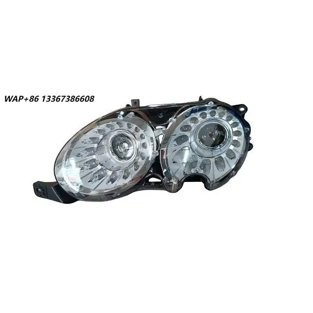 For Phaeton Original Headlight Assembly, Suitable for Upgrading From  .White Background with Black Accents Compatibility