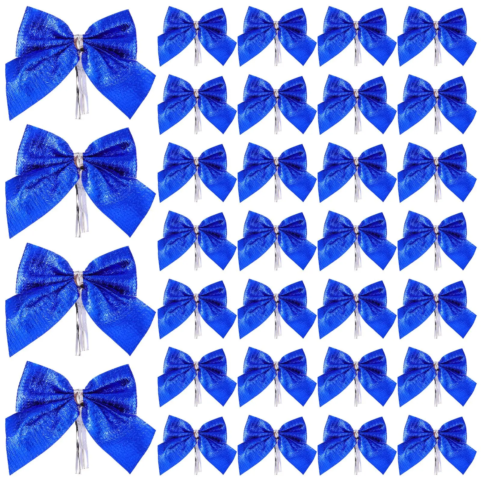 60pcs Bowknot Decor Christmas Bows Decoration Christmas Bowknot Christmas Bowknot Decoration Christmas Bows