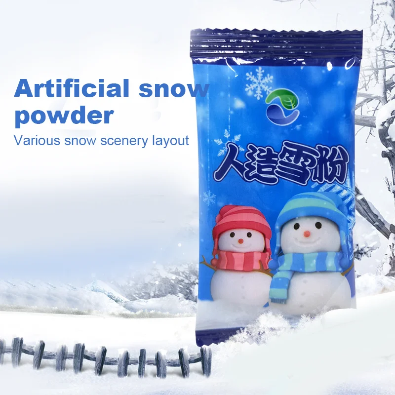 20/100g Artificial Snowflakes Fake Magic Instant Snow Powder For Home Wedding Snow Christmas Decorations Festival Party