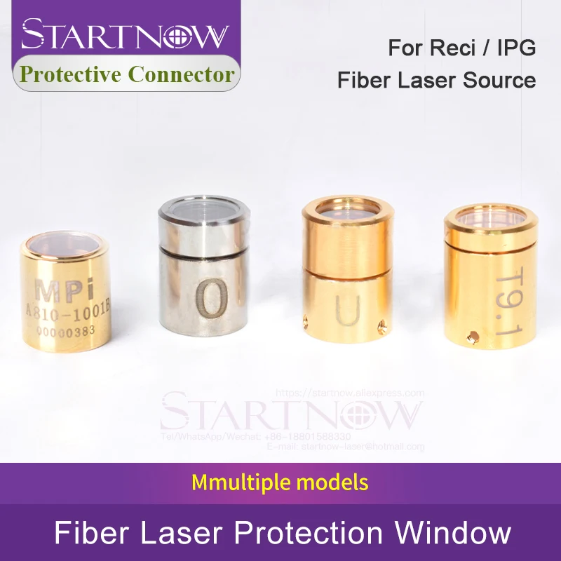 

Startnow 4KW IPG Reci Laser Connection Component Protective Cap Protection of Laser Output Windows Lense For Sourse Fiber Cable