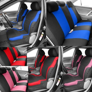 Universelle Polyester -Autositzabdeckungen, Sportdesign, geeignet für die meisten Autos, SUV, LKW, vier Saisons, Autozubehör 8 Hauptverkauf Honda Fit Cover - №4