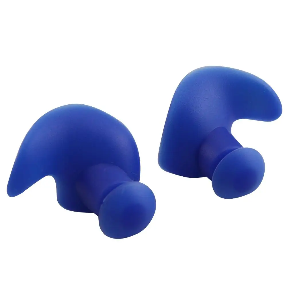 Bouchons d'oreilles souples et imperméables en Silicone, 1 paire, portables, accessoires de natation, durables, Texture classique et délicate