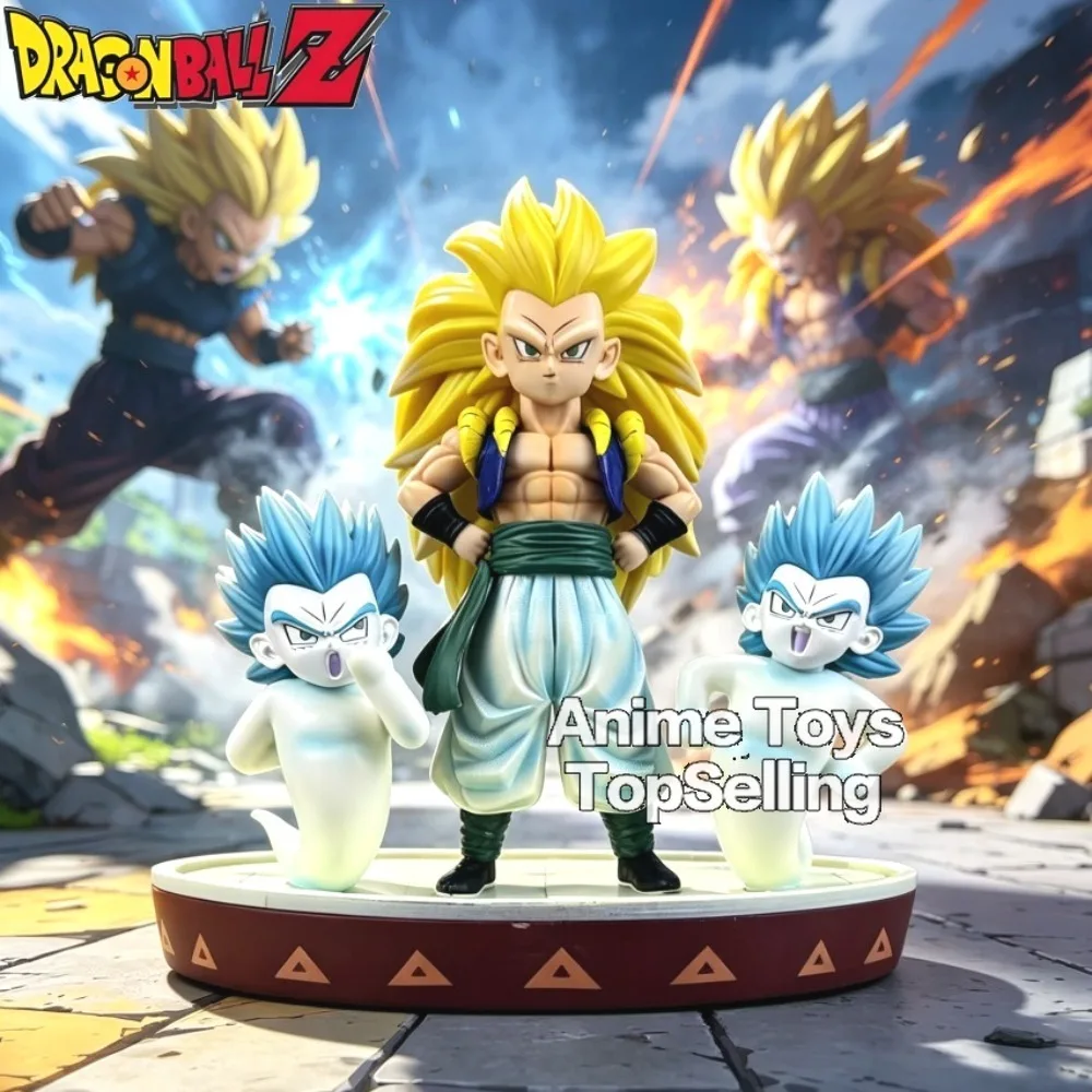 18cm/7,09 Zoll Anime Dragon Ball Z Figur Super Saiyan Gotenks Actionfiguren PVC-Statue Ornament Sammlermodell Spielzeug Geschenke