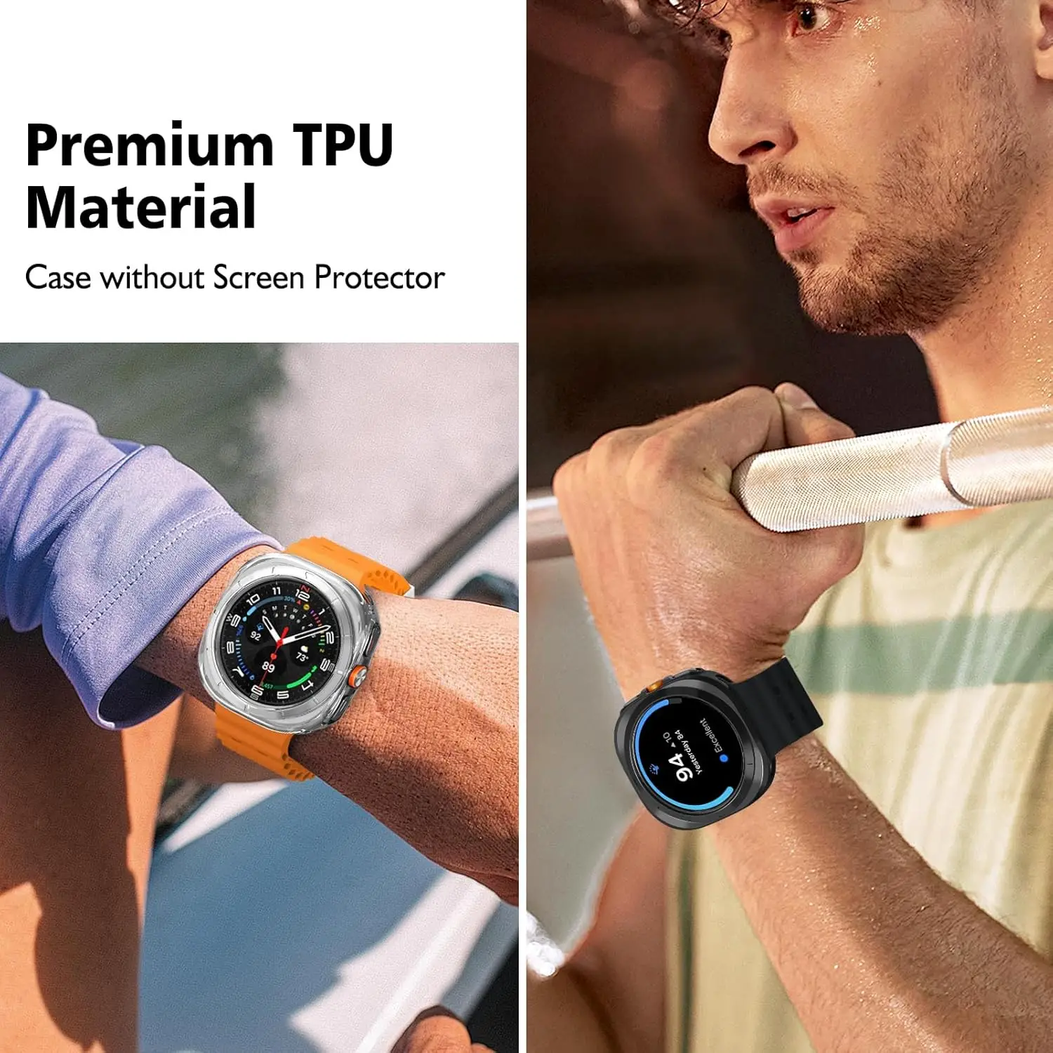 Soft TPU Case for Samsung Galaxy Watch Ultra 2025 47mm Bumper Hollow Protective Shell Cover for Galaxy Watch 7 Ultra Accessories image 6