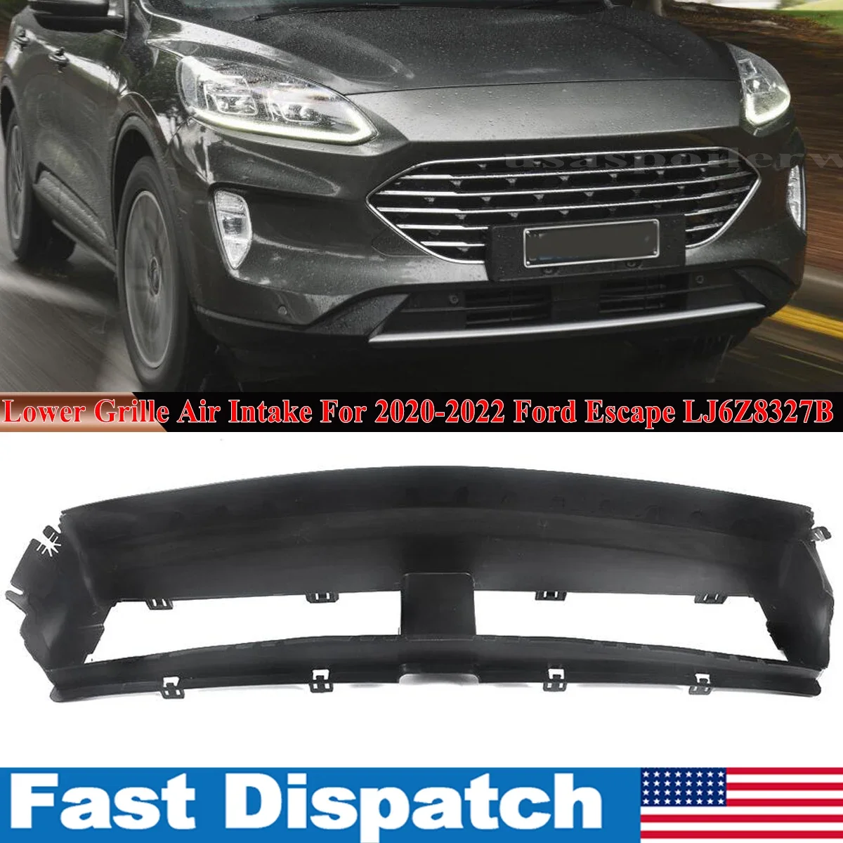 

Передний бампер LJ6Z8327B, нижняя решетка воздухозаборника, замена для Ford Escape 2020-2022