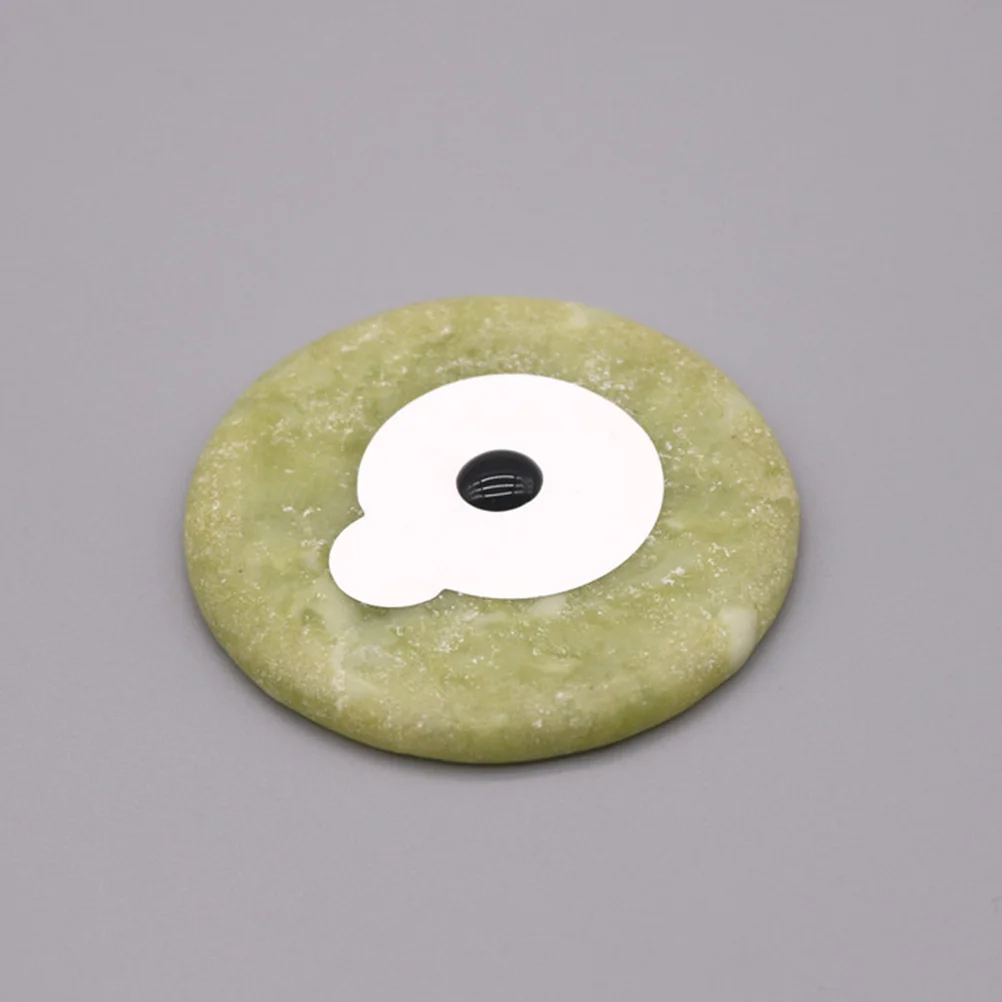 Almofada de cola para cílios, 20 peças, pedra de jade, paleta de extensão reutilizável, anti-secagem, suporte adesivo para maquiagem, festa de casamento, selfie