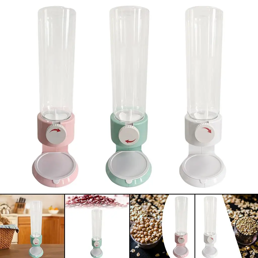 Multifunctional Plastic Cereal Food Dispenser Container Candy Nuts Coffee