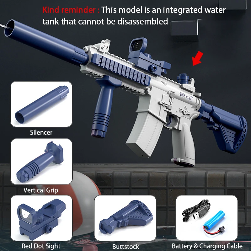 M416 electric water gun fully automatic shooting toy beach outdoor entertainment children\'s and adult gifts