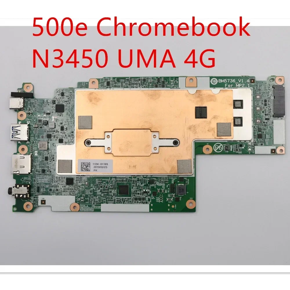 

Материнская плата для Lenovo 500e Chromebook, материнская плата для ноутбука N3450 UMA 4G 5B20Q79762 5B20Z67110