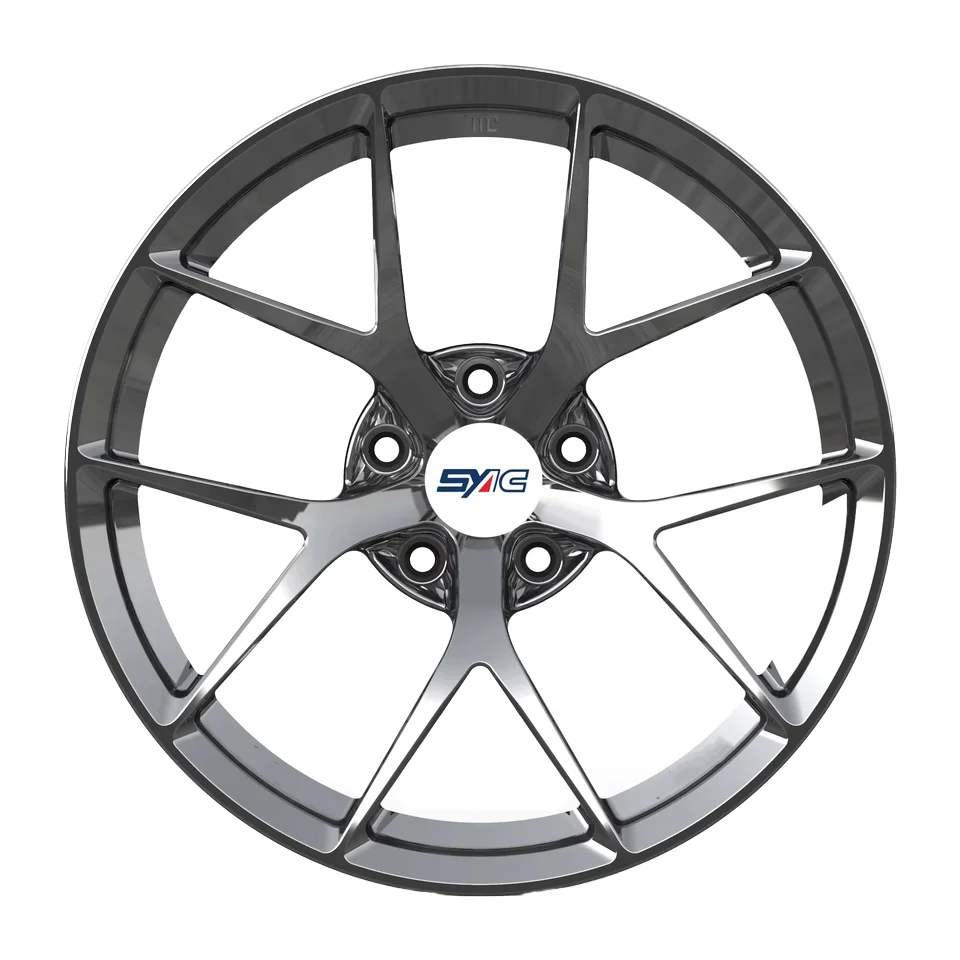 SYAC New 18-24 Inch 5*112 5*114.3 5*120 5*130 Alloy Wheel Rims Compatible For Camry SE Machined Black OEM Factor