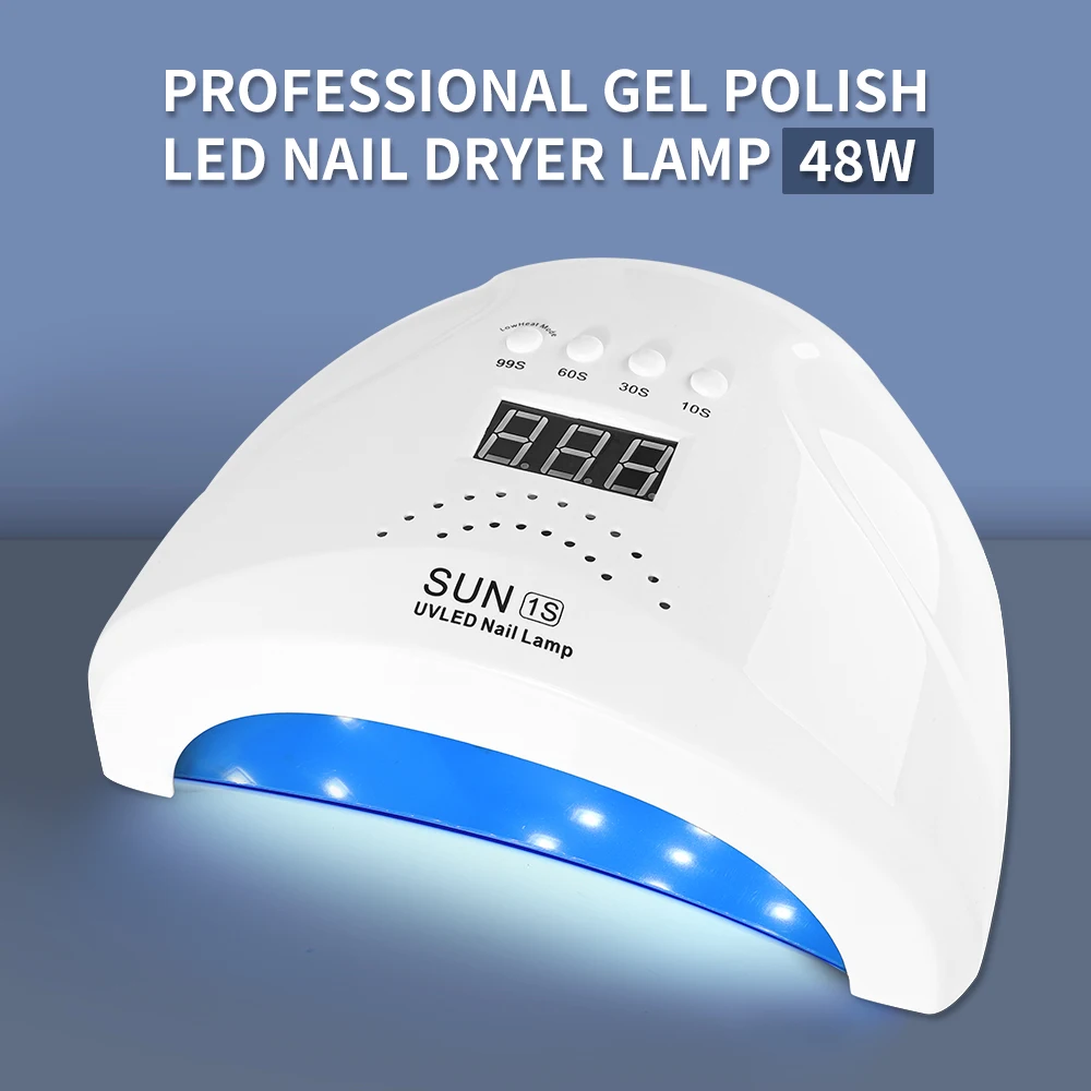 Lampe UV à LED pour le séchage des ongles en gel acrylique, machine de manucure professionnelle, salon d'art ongulaire injuste, 30 gibles