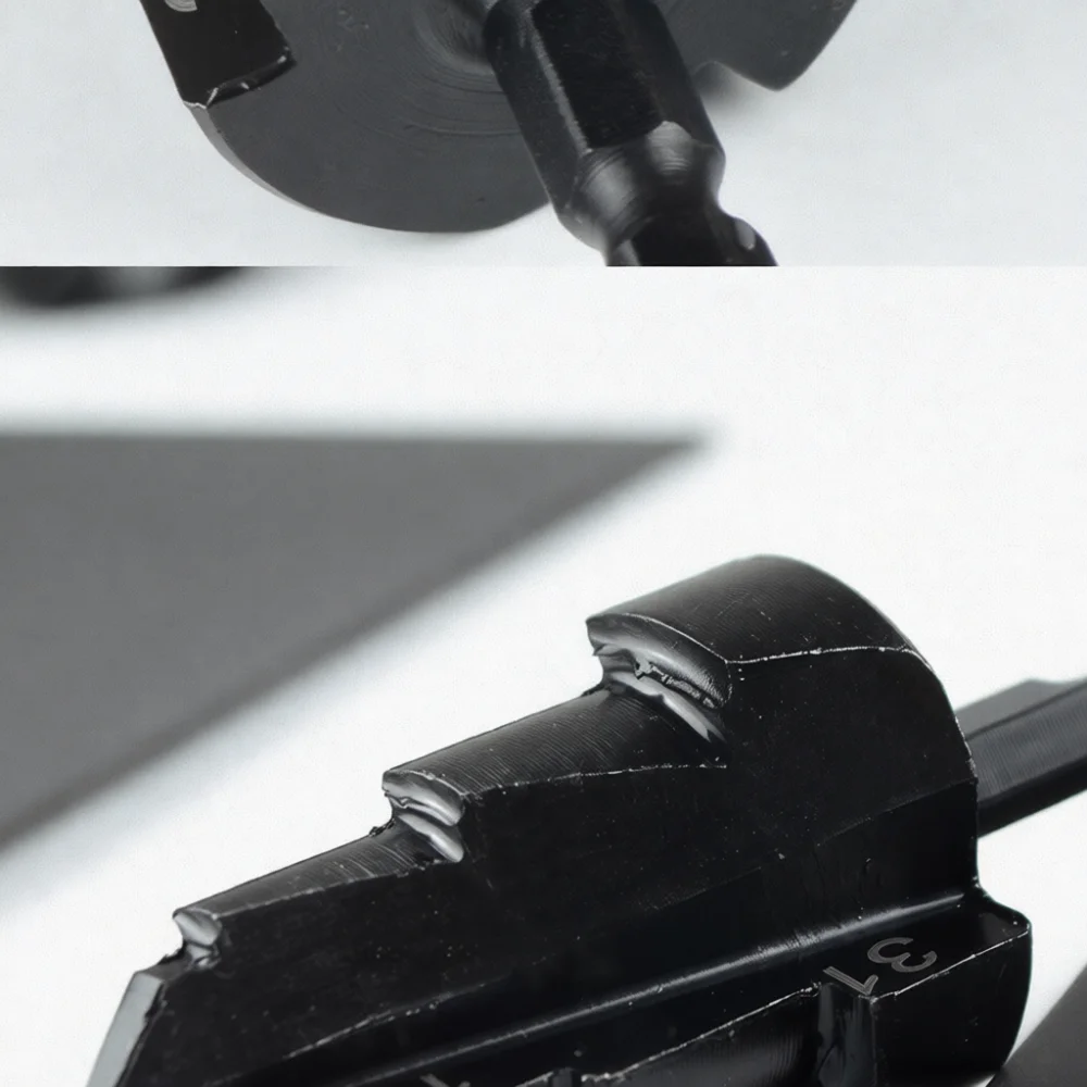 Three Blade Hex Shank PPR Pipe Opener Woodworking Hole Saw Step Drill Bit Professional Metal Cutting Tool Supply view 2