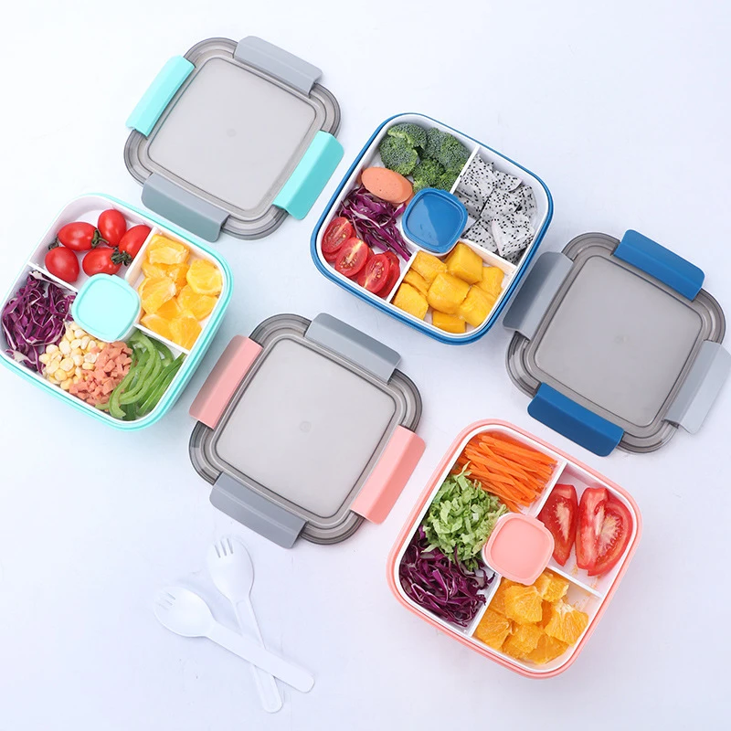 

Health Material Lunch Box Portable Bento Box for Office/School BPA FREE Food Container 1500ml