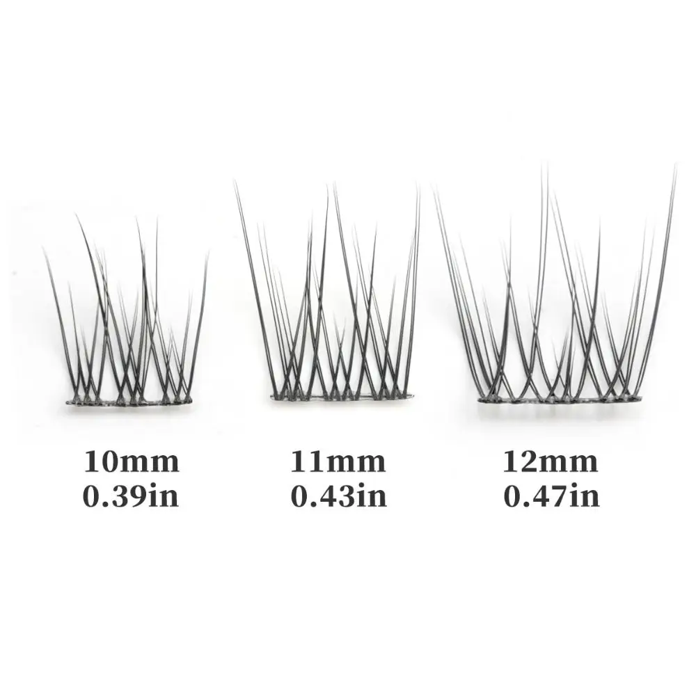 Kein Kleber erforderlich, natürliches Aussehen, falsche Wimpern, Wispy, wiederverwendbar, DIY-Wimpernverlängerungen, keine Entfernung erforderlich, selbstklebende Wimperncluster