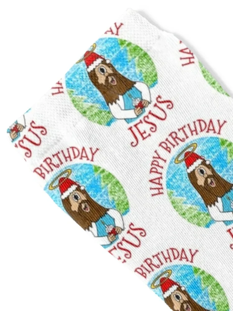 Happy Birthday Jesus Christmas Christian Church Xmas 2022 Socks kids Heating sock Socks Women Men's