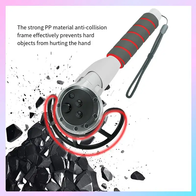 

AB25-Handle Controller Set For Oculus Quest 3 Long Stick Handle Dual Lightsaber For Meta Oculus Quest 3 VR Accesories