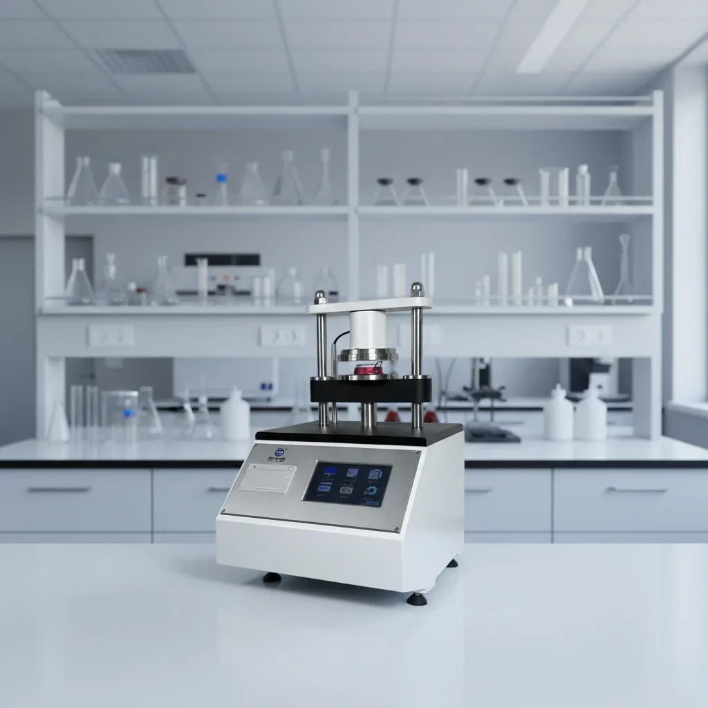 2026 SKZ112 Professional Paper Testing Equipment Have Built-in Mini Printer Crush Tester for University Pulp & Paper Lab