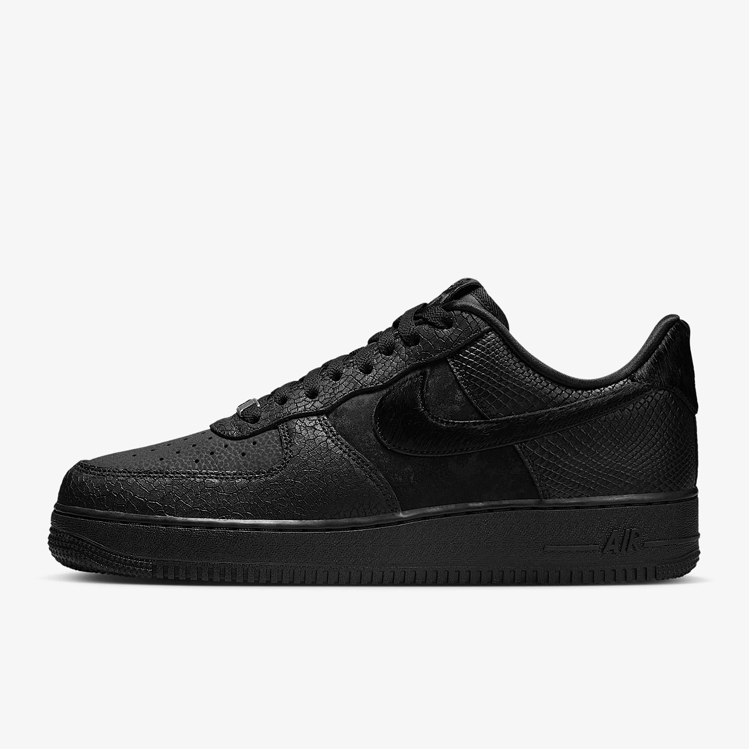 Nike véritable Air Force 1 chaussures de basket-ball basses décontractées en cuir pour hommes HQ1977-001