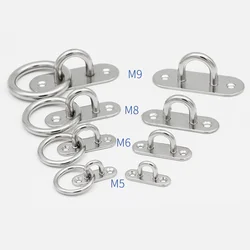 Ovale Rvs U-Vormige Haak Auto Cargo Hijshaak Base Plafond Fans/Zandzakken/Hangmatten/Leisure sofa Vaste Haak