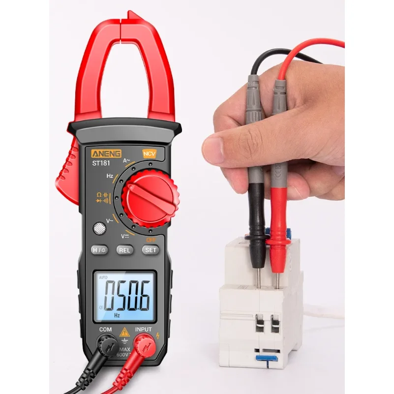 

Clamp Meter Digital Multimeter NCV 4000 Counts Current Ammeter Voltmeter Tester ANENG ST181 Car Amp Hz Capacitance Ohm Test Tool