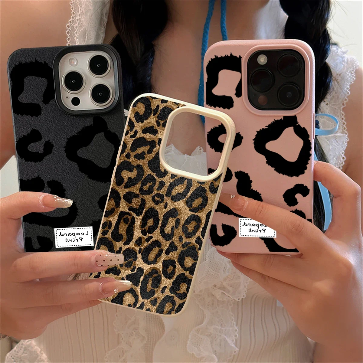 Mode Leopard Print Telefon Fall Für Redmi Hinweis 10 11 12 13 14 Pro Max 8 9 12 13 14 Pro Plus 10S A3 A5 14C 13 12C 10 Soft Cover