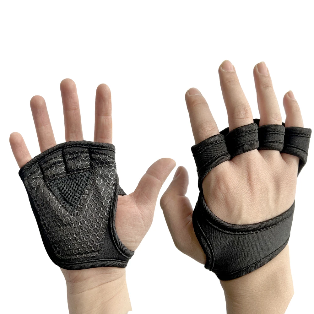 Hand Palm Protector Gym Fitness Gloves Bodybuilding Workout Power Weight Lifting Training Gloves Dumbbell Grips Pads