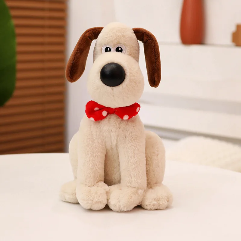 Fabrikant Nieuwe Groothandel Schoolhoofd Hond Pop Bowtie Hond Verjaardagscadeau Home Decoratie Korte Pluche Dier Pop Kinderen Speelgoed