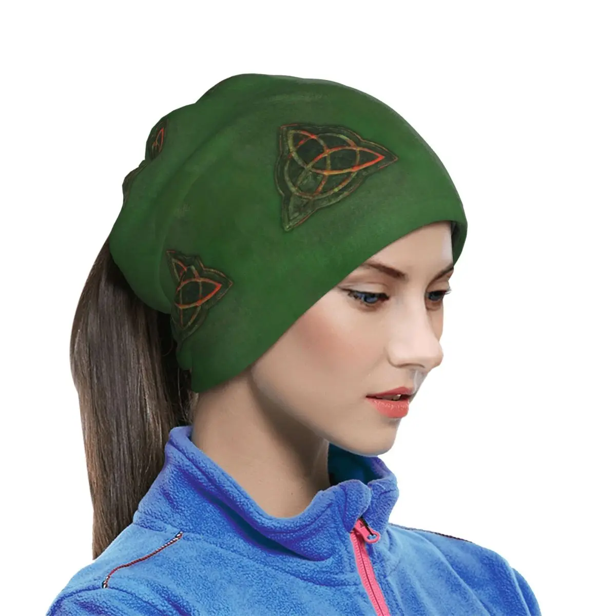 Book Of Shadows - Charmed Triquetra Design Multifunctional Elastic Neck Gaiter Dust Proof Face Cover Bandana Unisex for Cycling