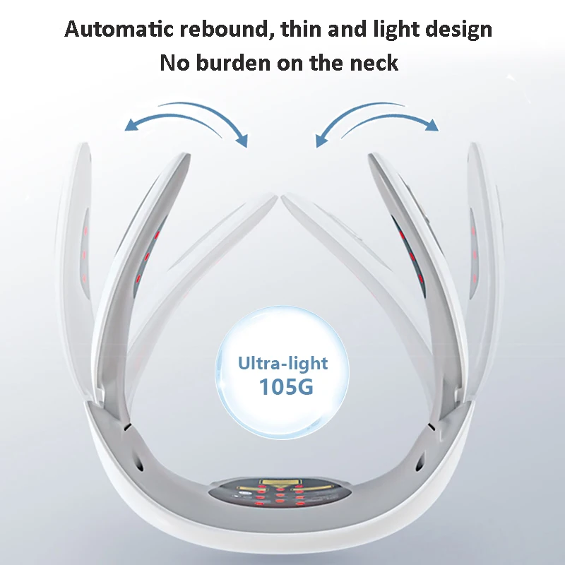 LLLT Cervical Spondylitis Massageador, 650nm, Laser Therapy, tonturas e dor de cabeça Tratamento, dor no pescoço Dissolver, Caroting Gesso