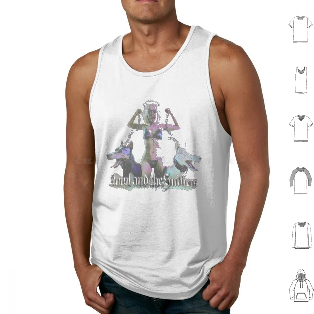Amyl And The Sniffers Tank Tops Vest Sleeveless Amyl And The Sniffers Amyl Sniffers