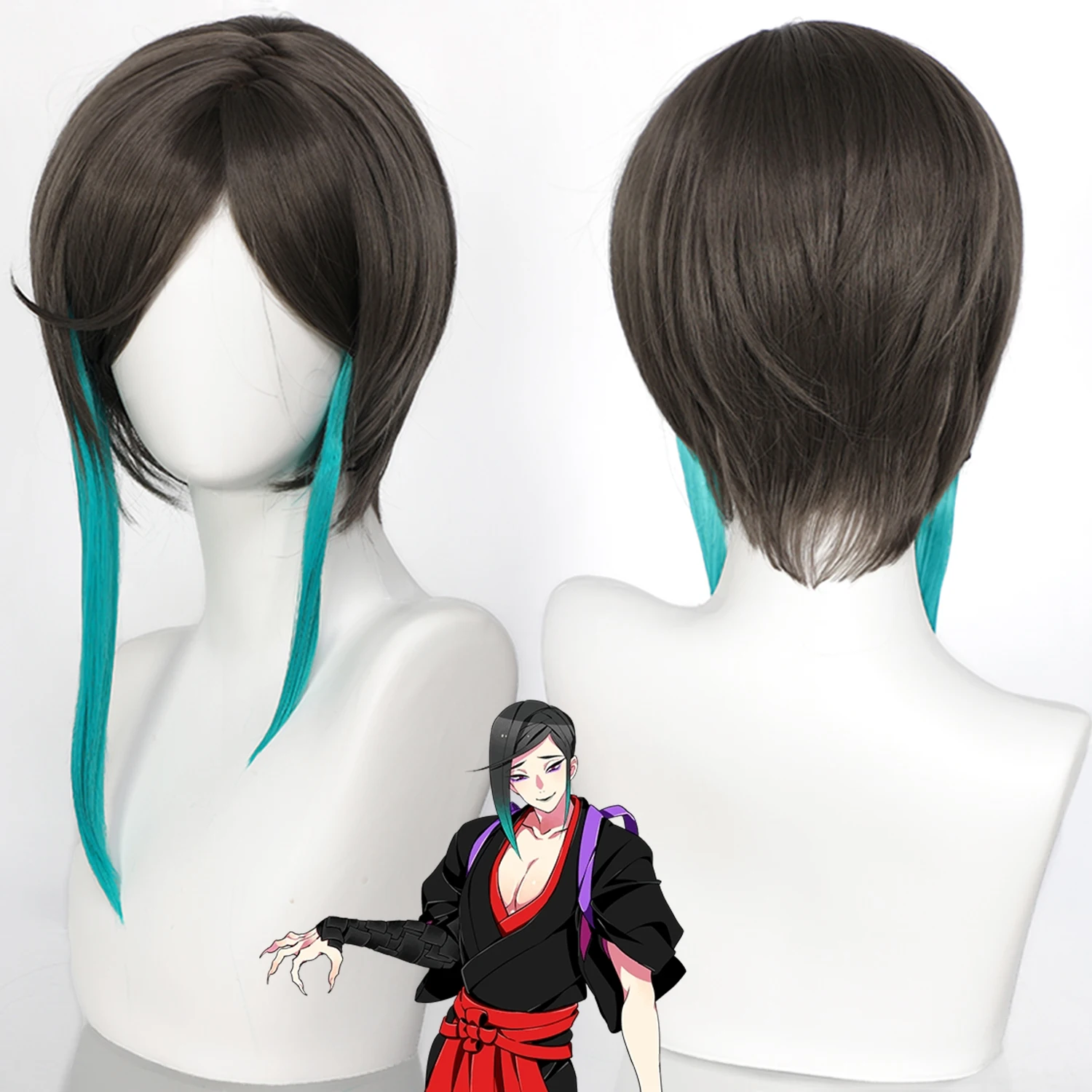 

Anime Wig Shizukagata Naginata Cosplay Wigs Touken Ranbu Game Roleplay wig Synthetic Wig Anime Party Masquerade Carnival Cospaly