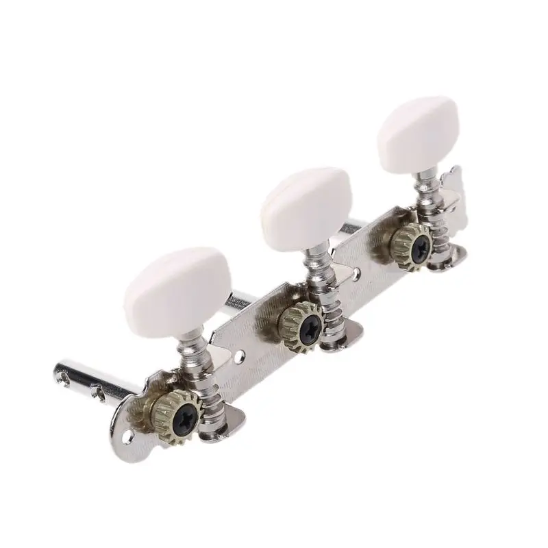 Set of 2pcs Classical Silver Guitar Tuner Tuning Machine Heads Keys Pegs New