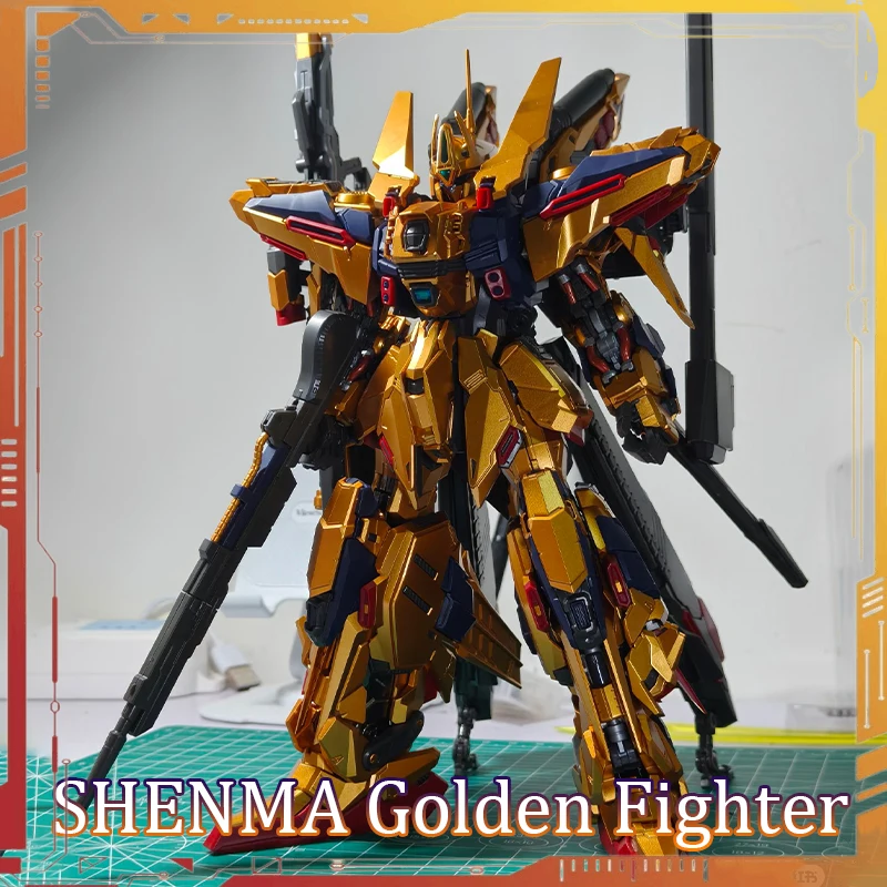 

МОДЕЛЬ SHENMA MG Golden Fighter FA Hyakushiki Kai, экшн-фигурка, масштаб 1/100, сборная модель, комплект, декор комнаты, подарок на день рождения