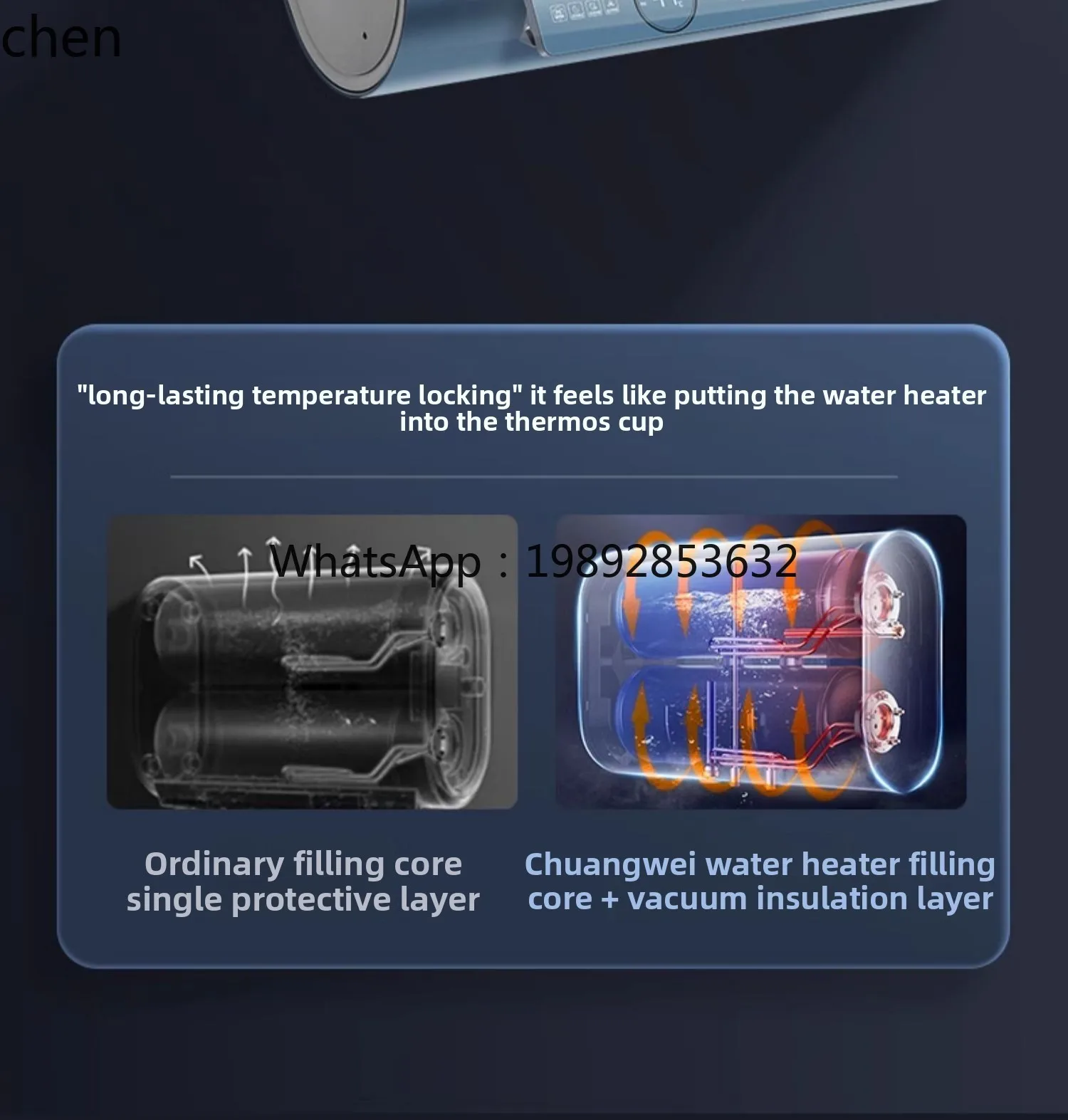 water heater household quick heat water storage type double bile flat bucket large capacity quick heat