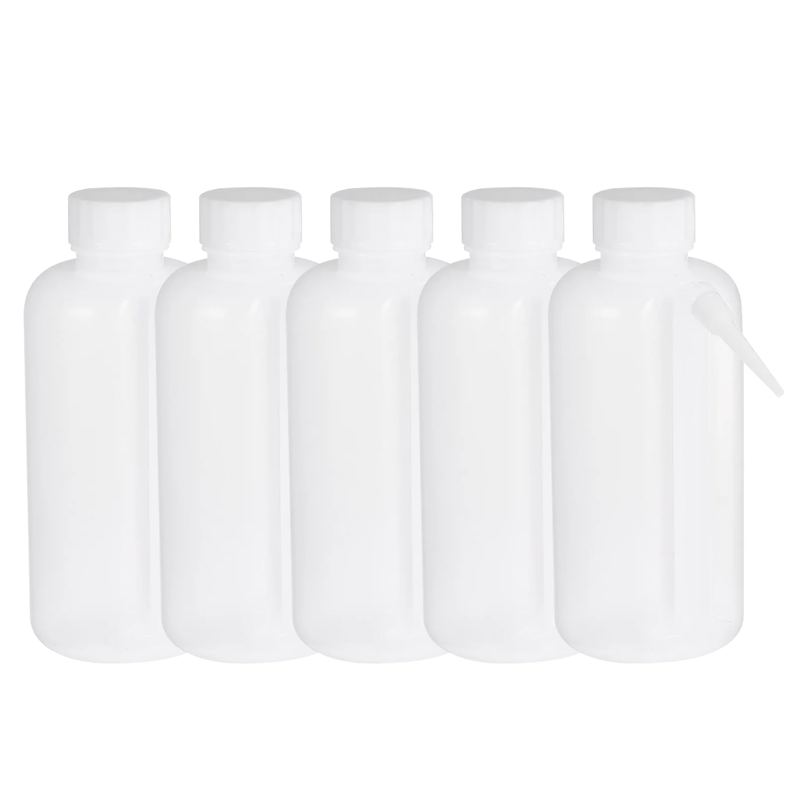 5 Pcs Plastic Wash Bottle Spray Bottles Container Alcohol 500ml Empty or Holders