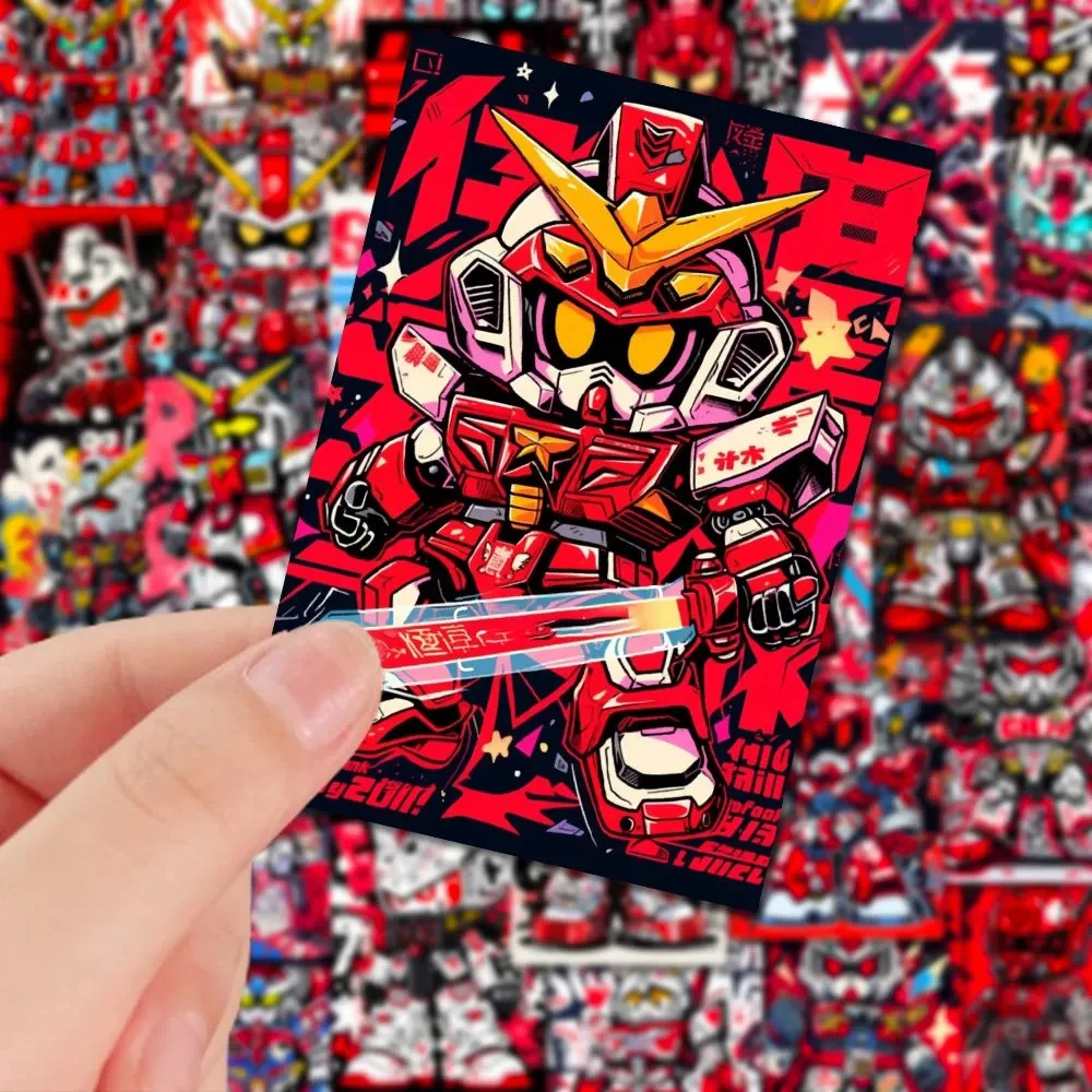 10/30/54pcs Anime GUNDAM Graffiti Stickers Waterproof Cool Kids Cartoon Decal DIY Skateboard Motorcycle Laptop Vinyl Sticker Toy