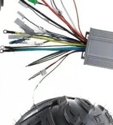 

Wheel Rear Axle 48V 1000W Brushless Differential Motor Controller for ATV Go Kart Buggy