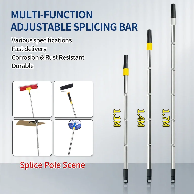 Paint Roller Extension Pole Painting Extension Pole Extension Rod Portable Removable Extension Rod Rod Telescopic