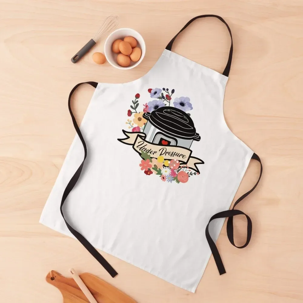 

Under Pressure Cooker with Heart Apron Chef Accessory painting Hairdressing Hairdresser Accessories Apron