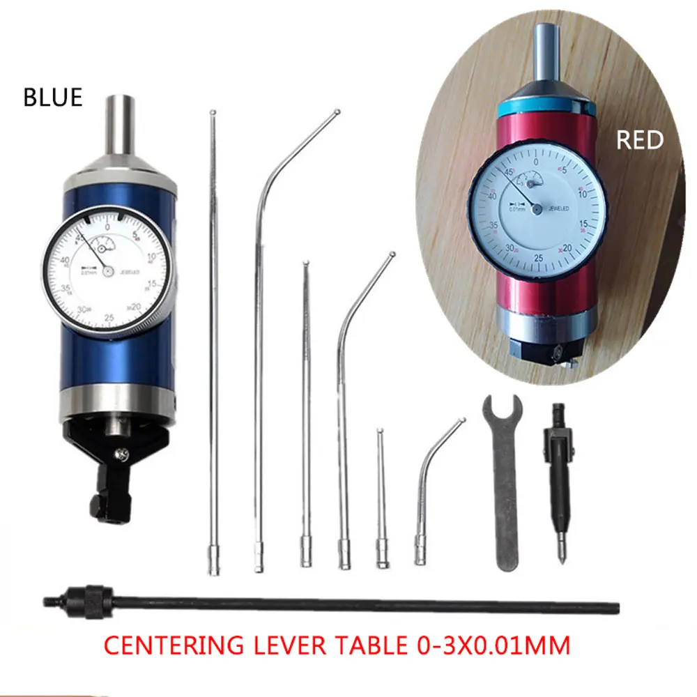 0-3mm Center Lever Meter Positioning Gauge Center indicator Accuracy 0.01 mm Dial Indicators Center lever instruments tools