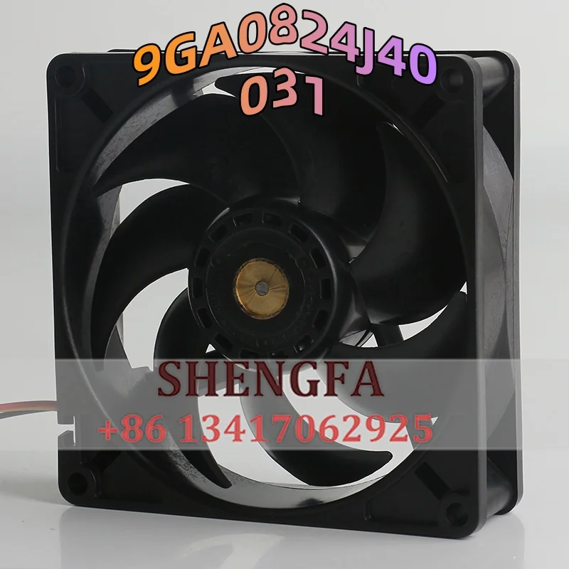 Cooling fan Sanyo 5V 12V 48V DC 24V 0.28A 8025 80X80X25MM 8CM AC EC inverter Chassis Large air capacity controller 9GA0824J40031