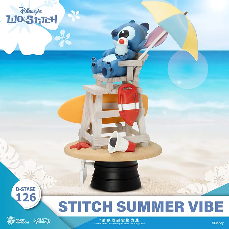 Beast Kingdom – périphériques de dessin animé Disney Stitch, modèle créatif Kawaii, ornements de table, cadeaux de vacances, vente en gros